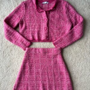 Zara Pink Skirt Set